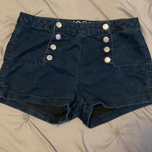 High waisted shorts